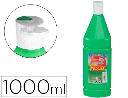 Témpera líquida Jovi escolar 1000ml. verde medio